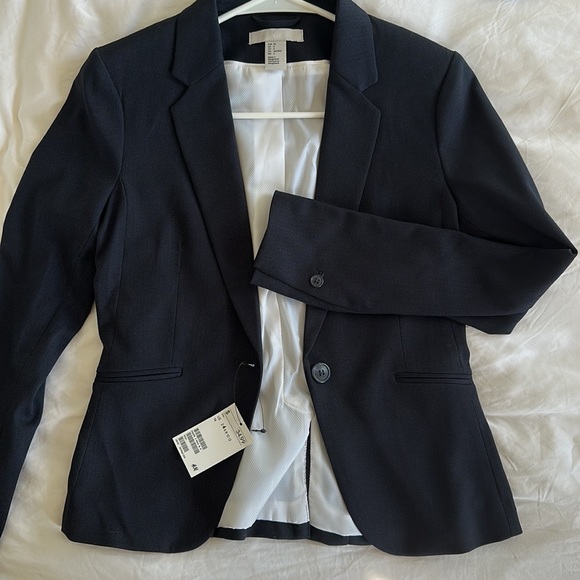 H&M Dark Blue Blazer - Picture 3 of 5